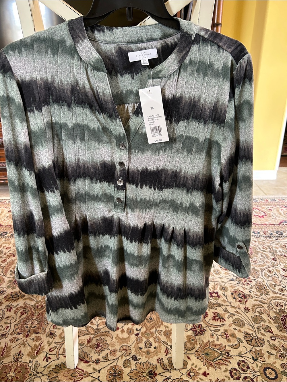 New Directions Woman’s Plus size XXL blouse NWT